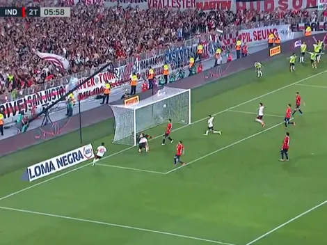 Los dos goles de Colidio para que River le gane a Independiente
