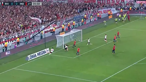 Los dos goles de Colidio para que River le gane a Independiente