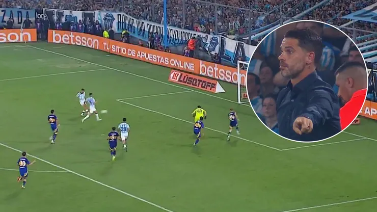 El pedido de Gago a los jugadores de Boca justo antes del gol de Vietto para Racing
