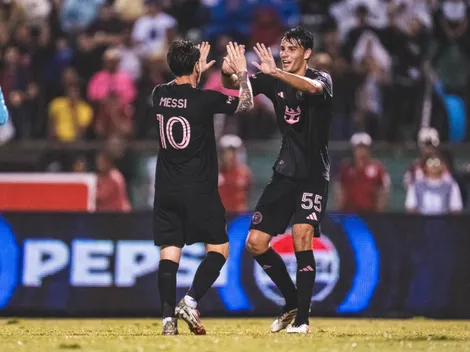 Gol y dos asistencias de Messi en el amistoso ante Olimpia en Honduras