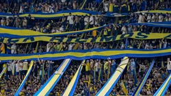 Los hinchas de Boca en La Bombonera.