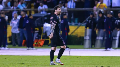 Lionel Messi fue ovacionado por el Estadio Olímpico Metropolitano de Honduras cuando salió del campo de juego en el amistoso Inter Miami vs. Olimpia.