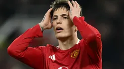 Alejandro Garnacho en Manchester United.