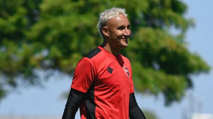 Keylor Navas en su paso por Newell's.