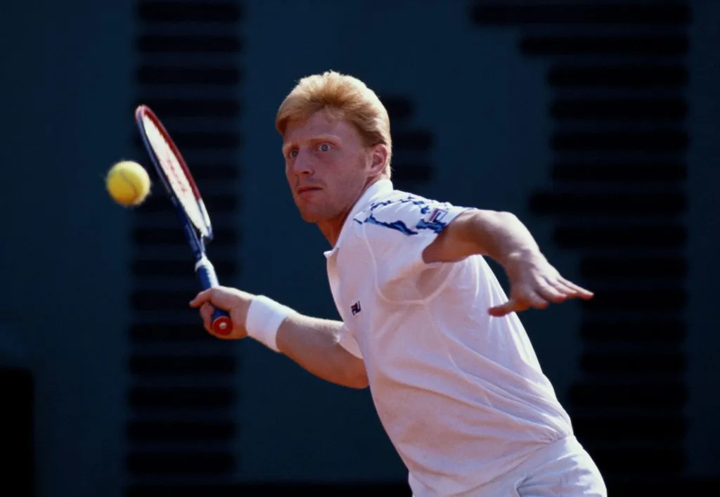 Boris Becker en 1991, año en que fue número 1 del mundo por 12 semanas. (Foto: Getty).