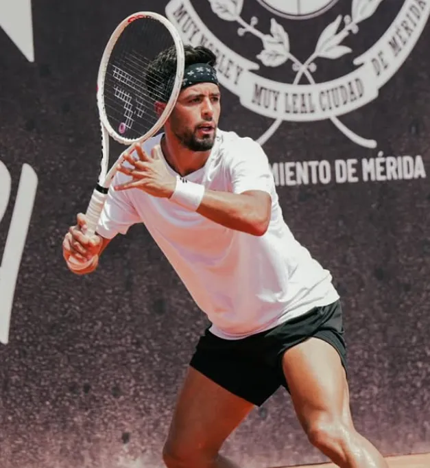 Juan Pablo Paz actualmente está en el puesto 566 del ranking de la ATP. (Foto: @juanp_paz).
