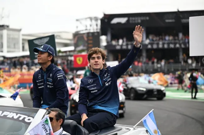 Colapinto fue sumamente apoyado en el GP de México 2024.