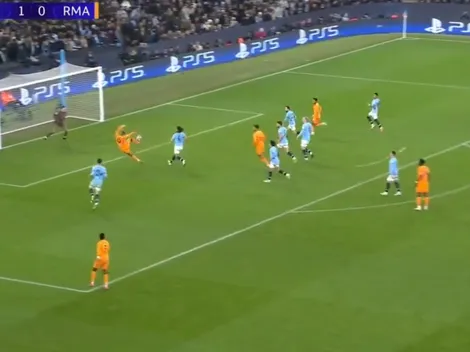 El gol de carambola de Mbappé para darle vida al Real Madrid ante Manchester City