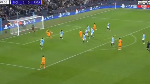 El gol de carambola de Mbappé para darle vida al Real Madrid ante Manchester City