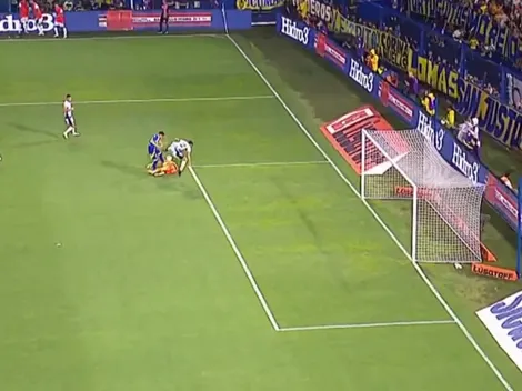 El blooper de un ex River que le dio el gol a Merentiel