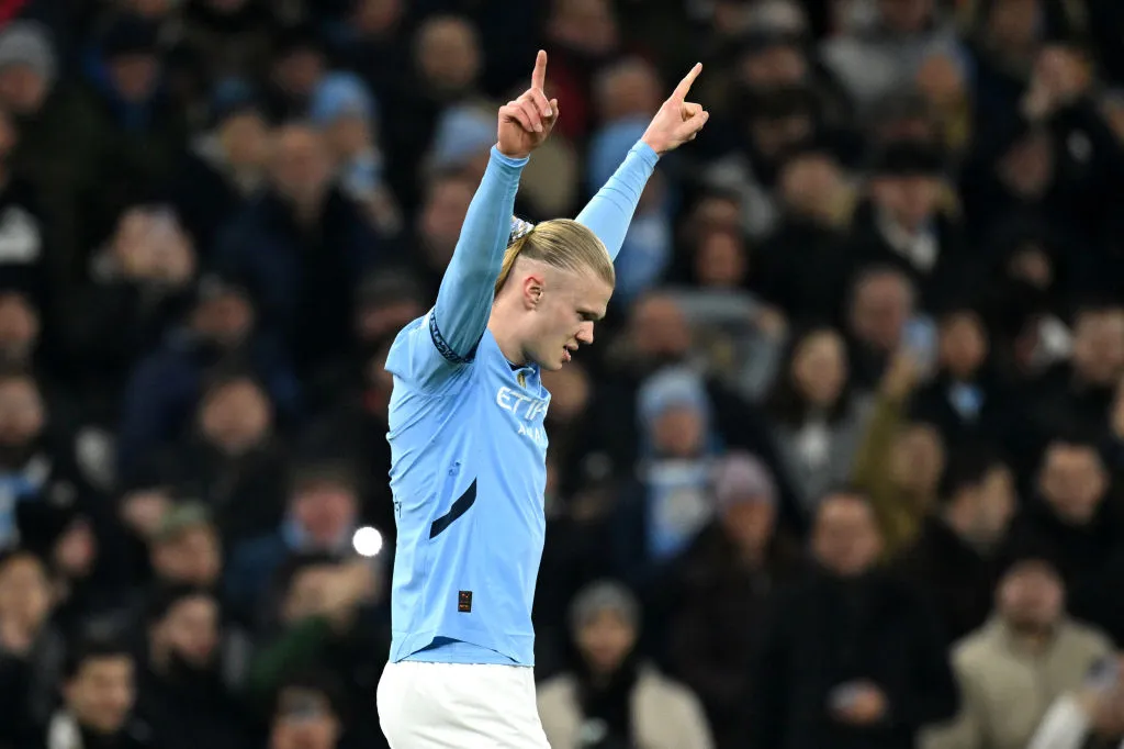 Erling Haaland, goleador de Manchester City. (Foto: Getty)