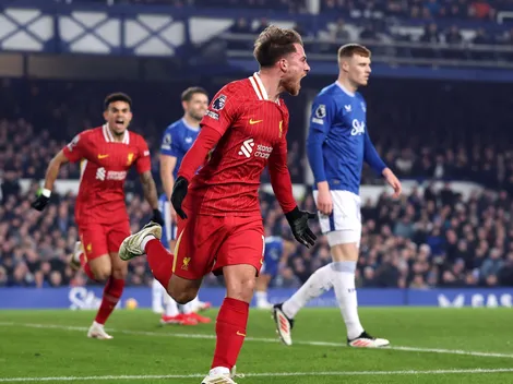 El gol de cabeza con el que Alexis Mac Allister empató el clásico entre Everton y Liverpool