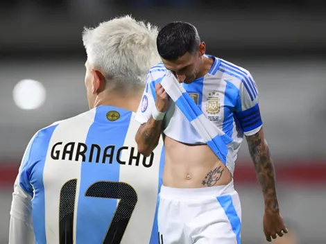 Di María pidió más minutos para Garnacho en la Selección Argentina: "Necesita ese roce"