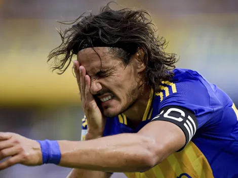 El posteo de Cavani tras fallar el gol con el que Boca se hubiese clasificado en la Copa Libertadores