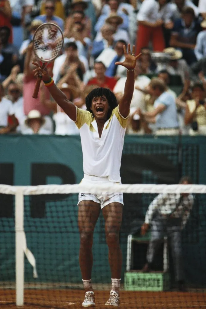 Noah, campeón de Roland Garros 1983 tras superar a Wilander. (Foto: Getty).