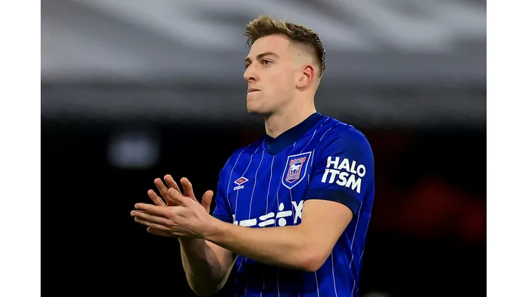 Liam Delap en su paso por Ipswich Town.