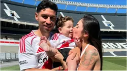 Gonzalo Montiel, Thiago y Karina