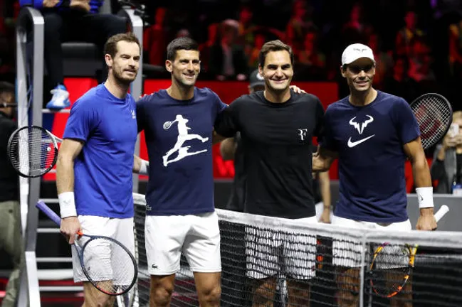 Andy Murray, Novak Djokovic, Roger Federer y Rafael Nadal, los cuatro fantásticos de la generación moderna.