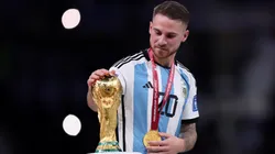 Alexis Mac Allister, campeón del mundo con Argentina.