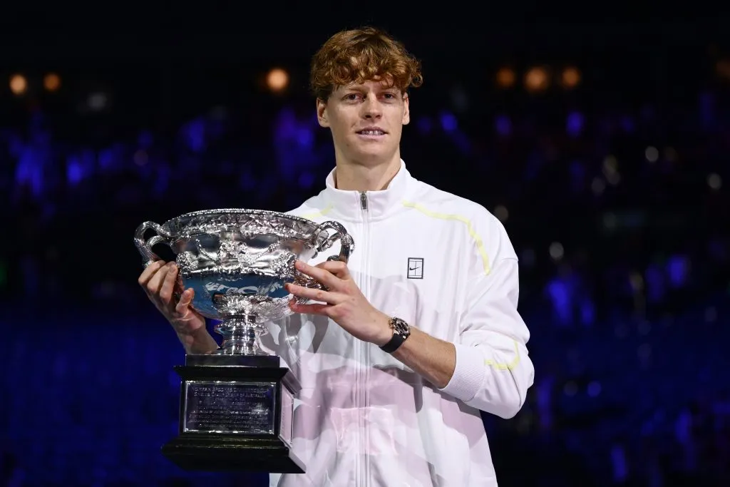 Sinner coronó en el Abierto de Australia a finales de enero.