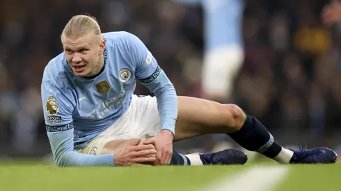 Preocupación en Manchester City: Haaland se lesionó la rodilla a días de la vuelta contra Real Madrid