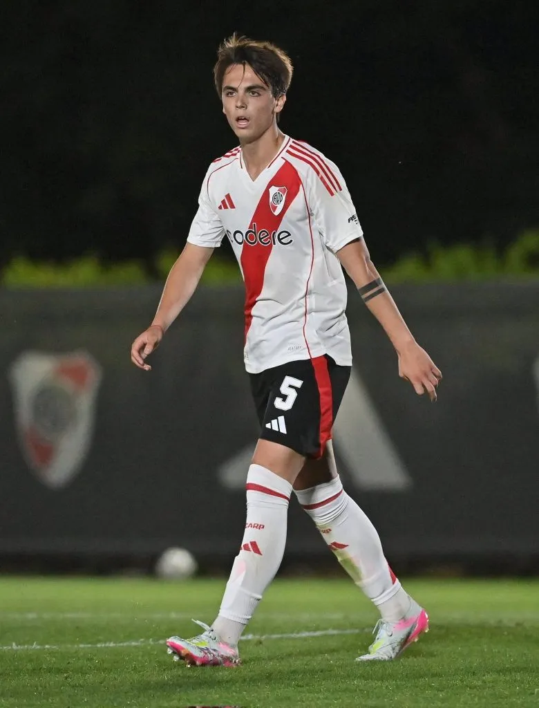 Giorgio Costantini en la Reserva de River. (Foto: Prensa River)