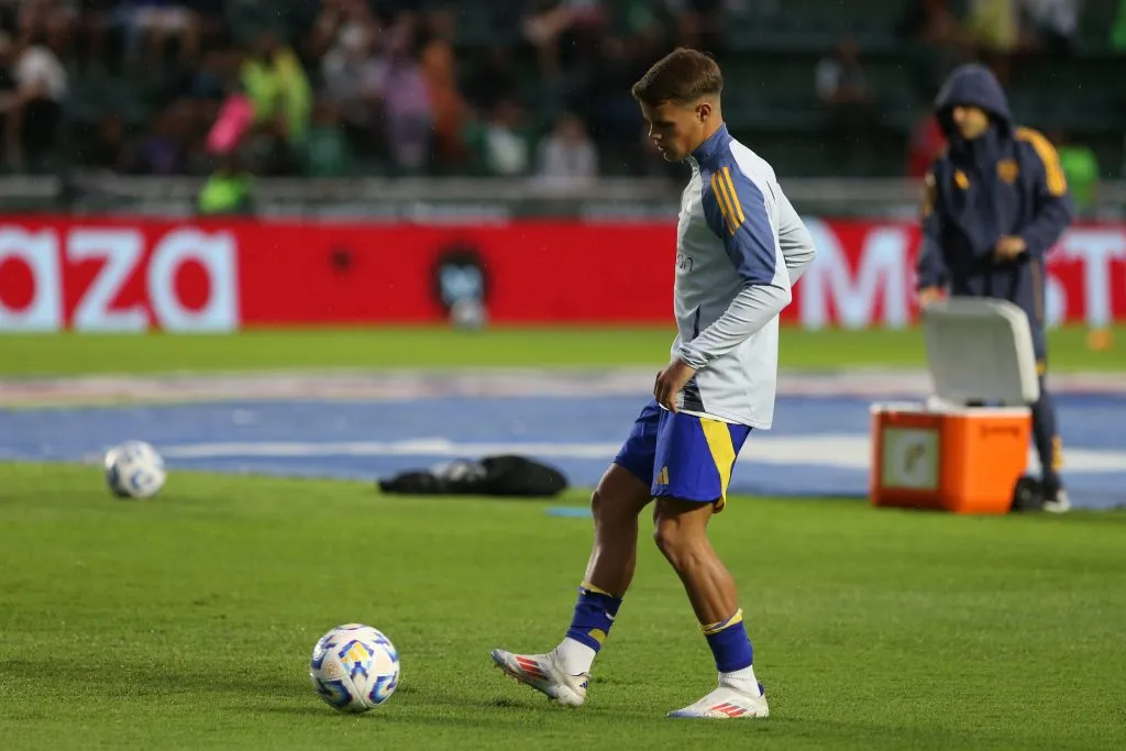 Ignacio Miramón, volante de Boca. El ex Gimnasia se pierde el debut de la Copa Libertadores por una molestia