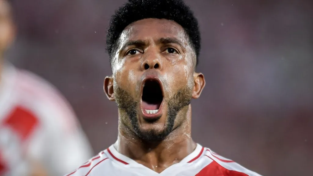 Miguel Borja, delantero de River.