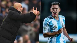 Pep Guardiola sumaría a Claudio Echeverri al plantel del Manchester City para lo que resta de la temporada 2024/2025.