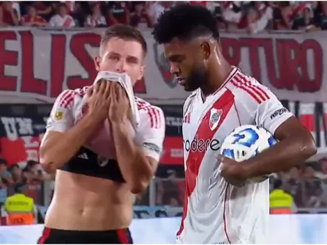 No se vio en TV: el pedido de Galoppo a Borja antes del penal fallado contra Lanús