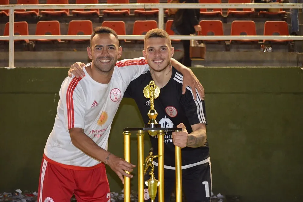 Tomás Canteros fue campeón de la liga de Tres Arroyos.