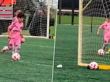 El golazo viral de Ciro Messi en la academia de Inter Miami