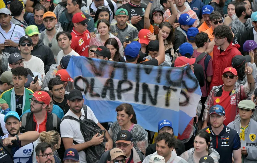 Franco Colapinto tiene una enorme cantidad de fanáticos que se han hecho notar en cada Gran Premio.