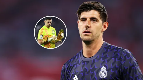 Thibaut Courtois ignoró a Dibu Martínez