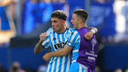 Gastón Martirena y Baltasar Rodríguez, en la final de la Copa Sudamericana 2024.