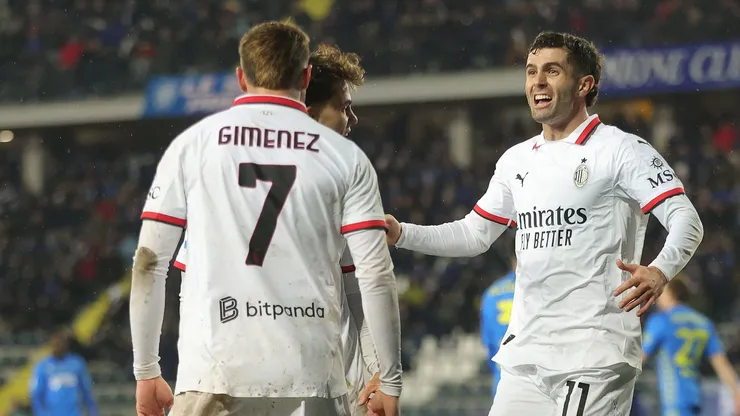 Christian Pulisic, Santi Giménez y Joao Félix, figuras del Milan.