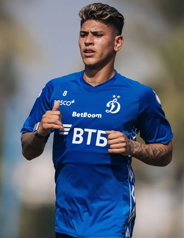 Jorge Carrascal en Dínamo Moscú. (Foto: @Carrascall).