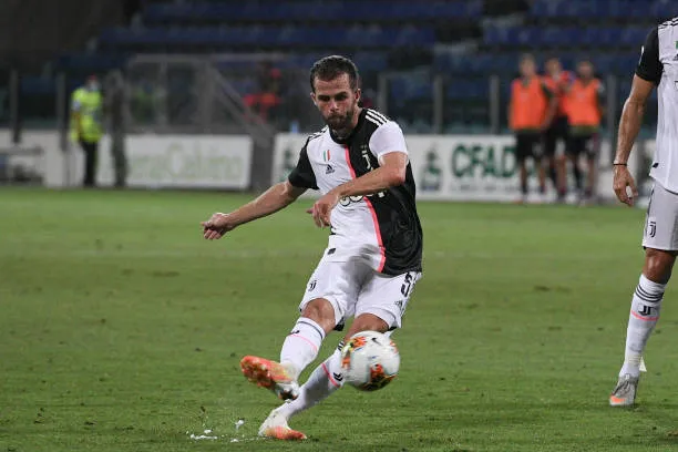 Miralem Pjanić durante su etapa en Juventus. (Emanuele Perrone/Getty Images)