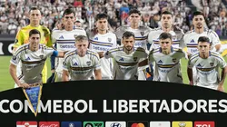 Los titulares de Boca en la ida ante Alianza Lima.