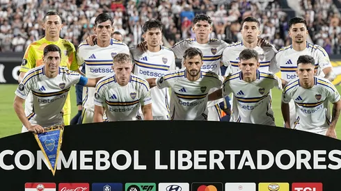 Los titulares de Boca en la ida ante Alianza Lima.