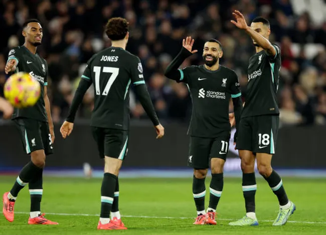 El Liverpool de Slot ha estado imparable esta temporada, con Salah como carta ofensiva.