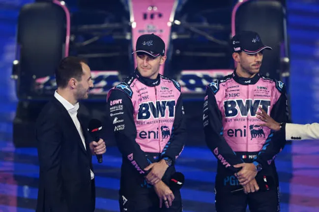 Gasly y Doohan fueron presentados en F1 75 como los pilotos oficiales de Alpine.