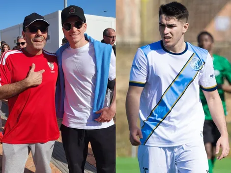 Julián Alvarez, un hincha más alentando a sus hermanos en el Club Argentino de Madrid: "Estamos cumpliendo un sueño"