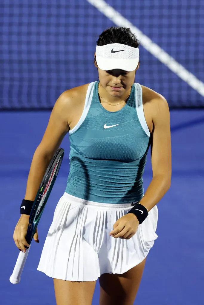 Raducanu en Dubái. (Foto: Getty).