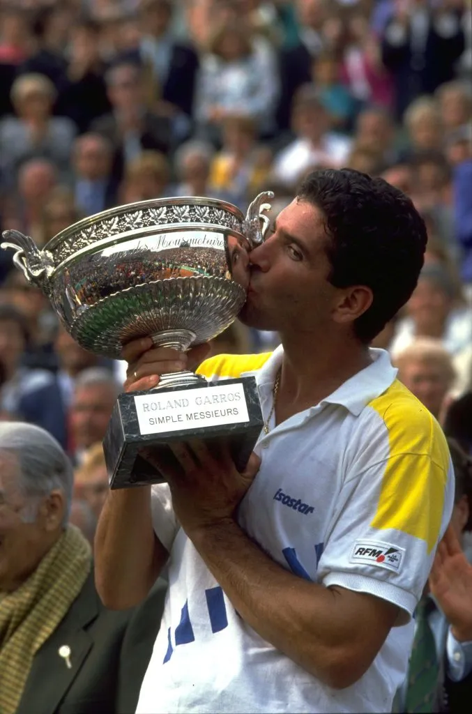 Andrés Gómez, campeón de Roland Garros 1990. (Foto: Getty).