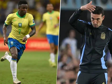 El enemigo número uno de Vini Jr que Scaloni maneja como opción para enfrentar a Brasil