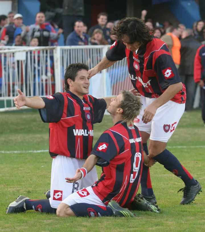 Rivero, la Gata y el Cuqui, campeones 2007. Foto: :DYN/LUCIANO THIEBERGER.