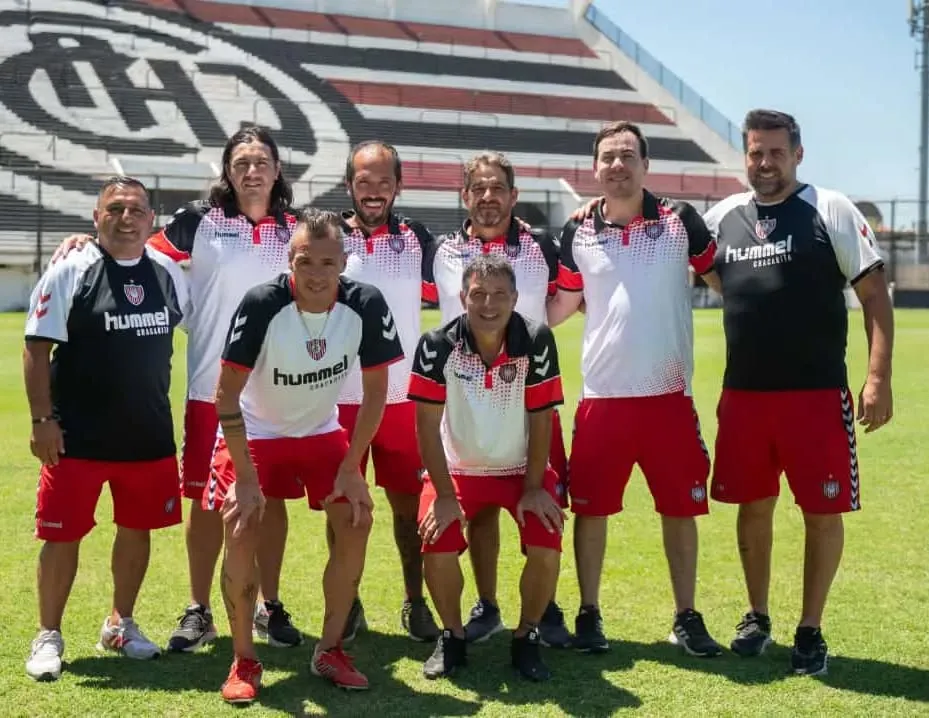 Rivero está hace un año trabajando en Chacarita, donde es ídolo. Foto IG Rivero.
