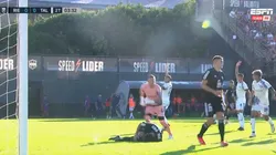 No apto para impresionables: la lesión que sufrió Eric Tovo en Deportivo Riestra vs. Talleres