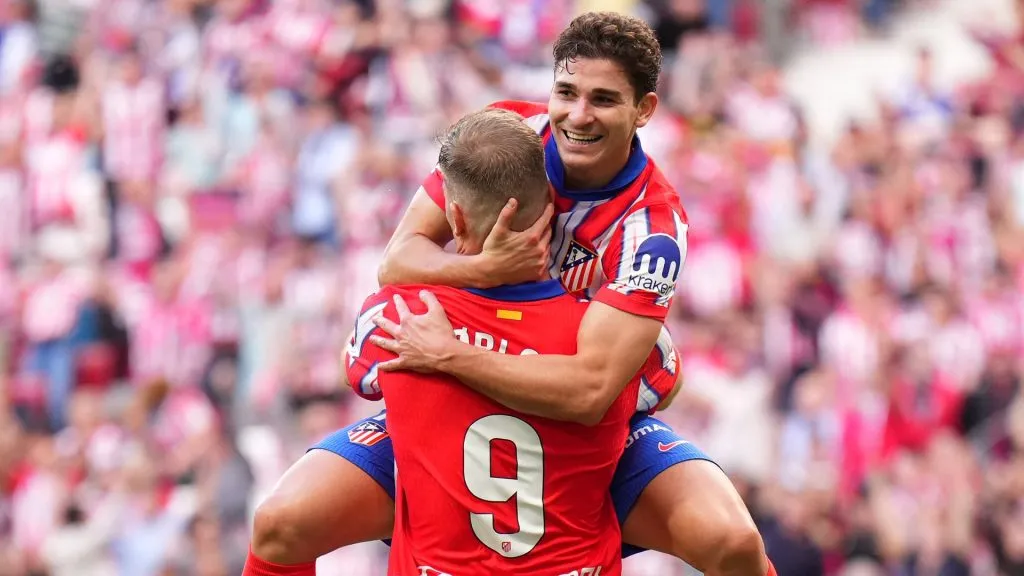 Sorloth y Julián gozan de una buena relación (Angel Martinez/Getty Images).